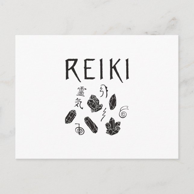 Reiki Symbols | Esoteric Awareness Gift Ideas Postcard (Front)