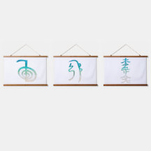 Reiki Symbols Tapestry Wall Art