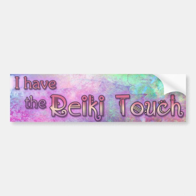 Reiki Touch Bumper Sticker (Front)