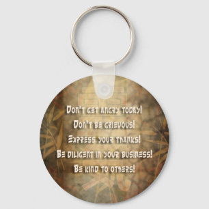 REIKI Usui Principles Key Ring