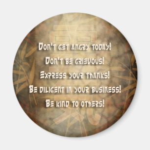 REIKI Usui Principles Magnet