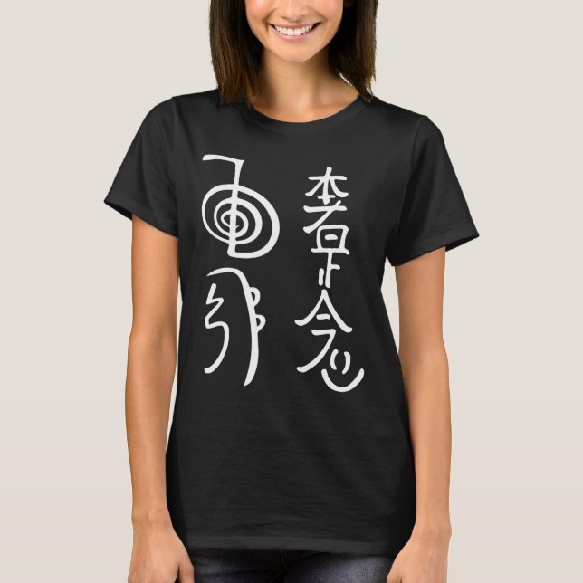 Reiki Wer Symbols Shirt Reiki Energy Sritual Heale (Front)