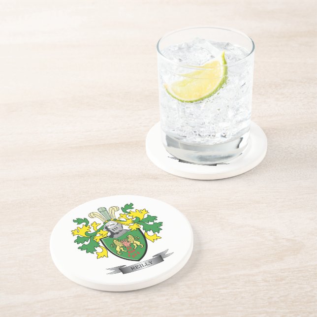 Reilly Coat of Arms Coaster (Side)