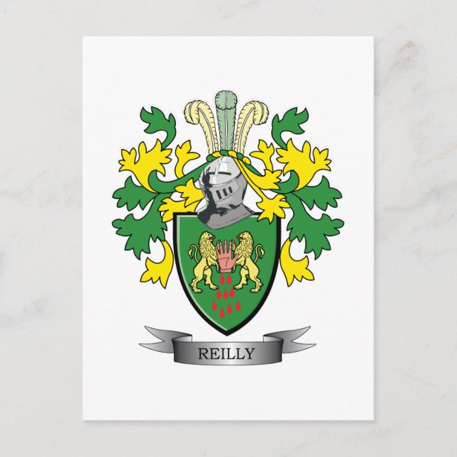 Reilly Coat of Arms Postcard (Front)