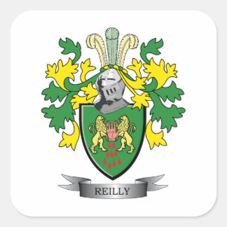 Reilly Coat of Arms Square Sticker