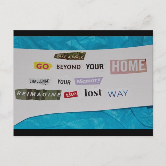 Reimagine the lost way postcard (Front)