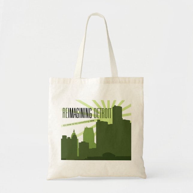 Reimagining Detroit Tote Bag (Front)
