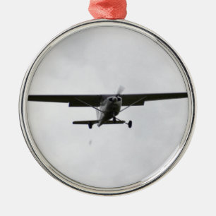 Reims Cessna On Finals Metal Tree Decoration