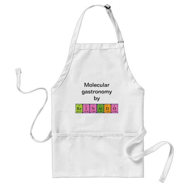 Reinaldo periodic table name apron (Front)