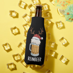 Reinbeer Funny Couples Christmas Matching Holiday Bottle Cooler