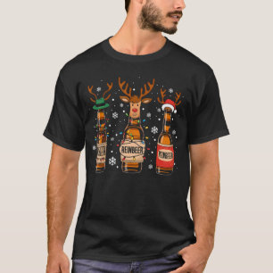 Reinbeers Funny Rein Beer Christmas Drinking Xmas  T-Shirt