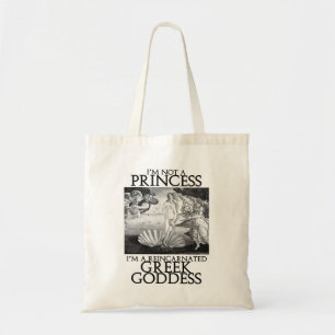 Reincarnated Greek Goddess Tote Bag