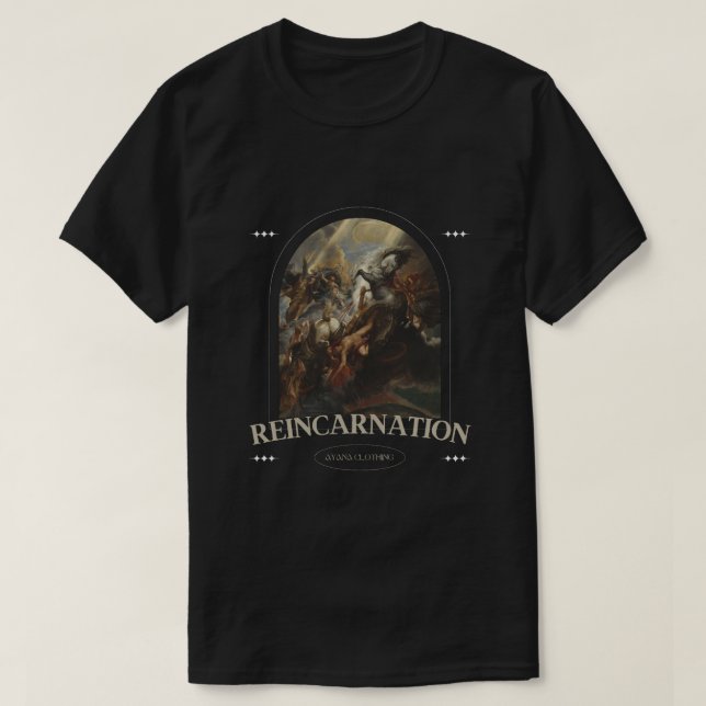 Reincarnation Men’s T-Shirt – Comfort and Style (Design Front)