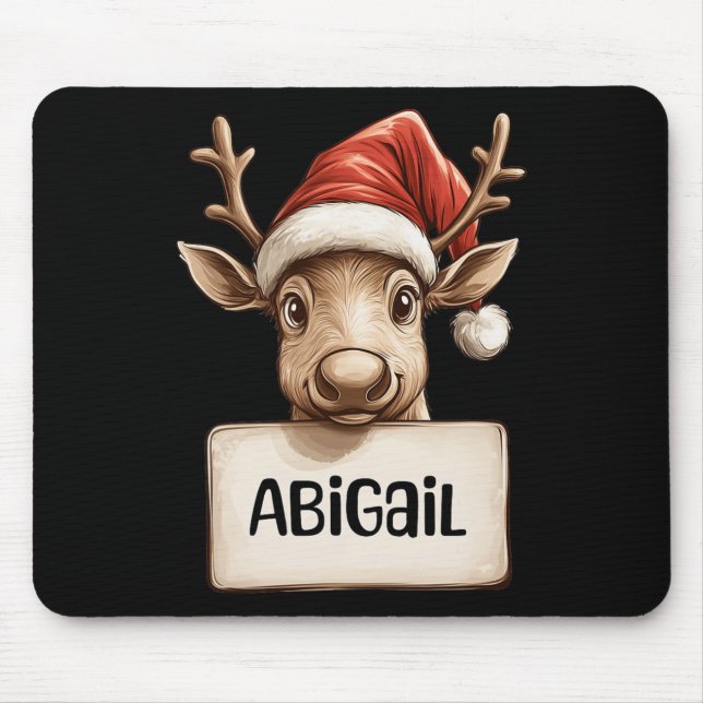 Reindeer Abigail  Mouse Pad (Front)