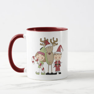 Reindeer and Elves T-shirts and Gifts Mug