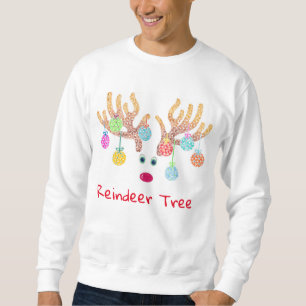 Reindeer and Ornaments Sweatshirt