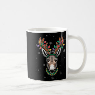 Reindeer Antlers Cute Christmas Animal Xmas Kids Coffee Mug
