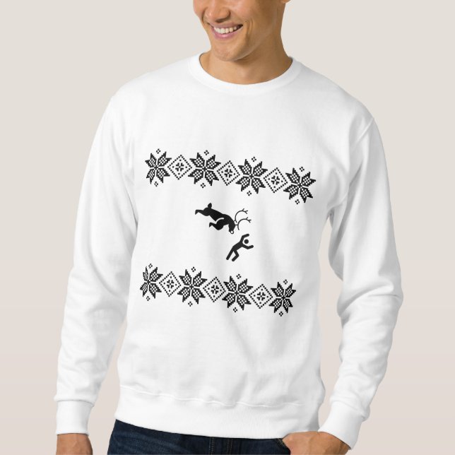 Reindeer Attack Sweatshirt (Front)