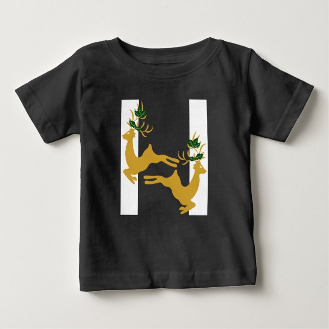 Reindeer  baby T-Shirt (Front)
