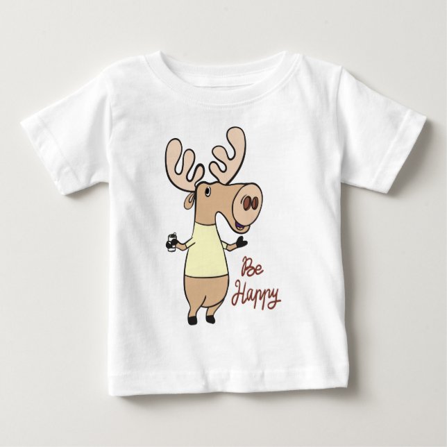 Reindeer baby  T-Shirt (Front)
