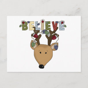 Reindeer Believe Holiday Tshirts and Gifts