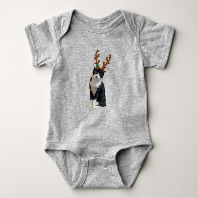 Reindeer Calliope Baby Bodysuit (Front)