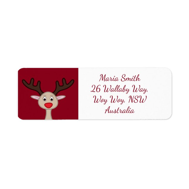 Reindeer cartoon character (Front)