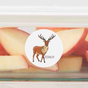 Reindeer cartoon illustration 