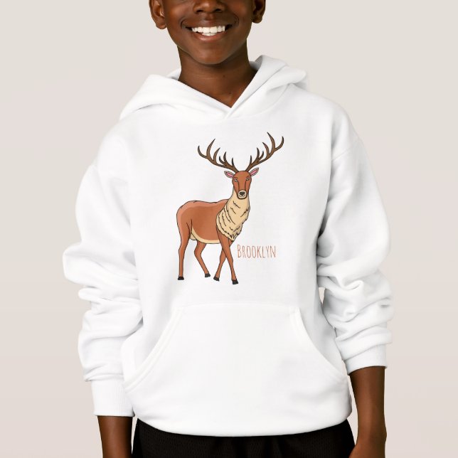 Reindeer cartoon illustration  (Front)