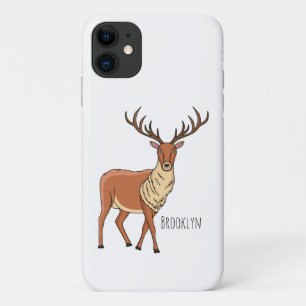 Reindeer cartoon illustration Case-Mate iPhone case