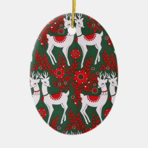 Reindeer Ceramic Tree Decoration