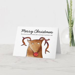 Reindeer Christmas Card