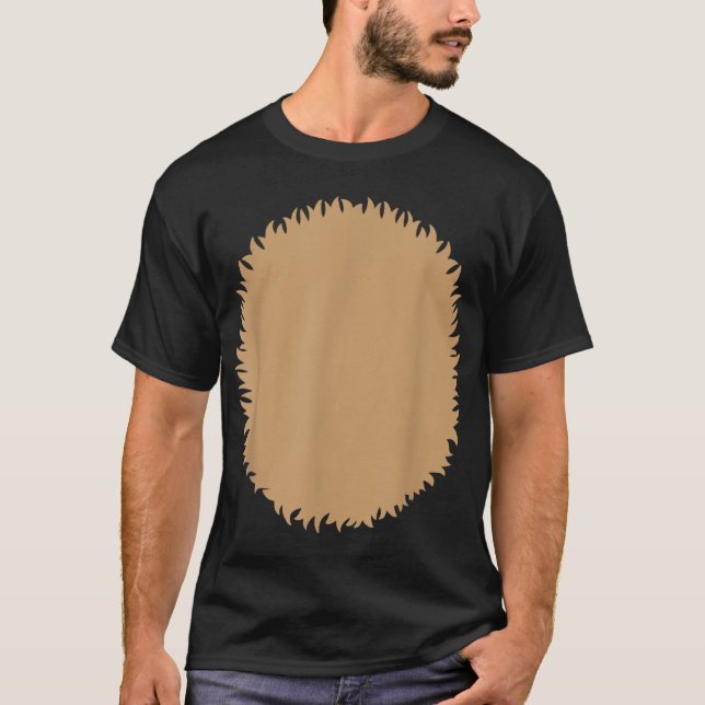 Reindeer Christmas Deer Belly Animal Fur Halloween T-Shirt (Front)