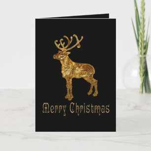 Reindeer Christmas Holiday Card