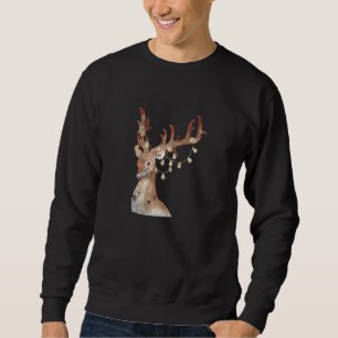 Reindeer Christmas Holiday Family Matching Cute De Sweatshirt