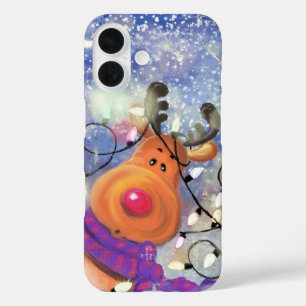 Reindeer Christmas iPhone or Samsung Cases
