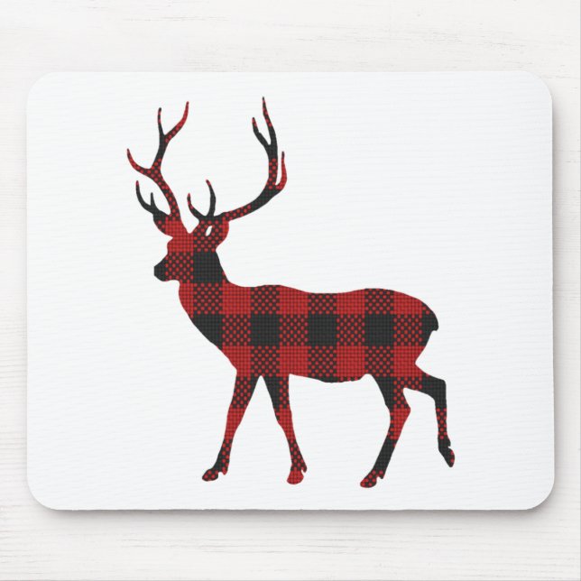 Reindeer Christmas Mouse Pad (Front)