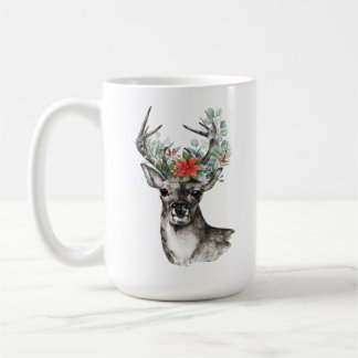 Reindeer Christmas mug personalized