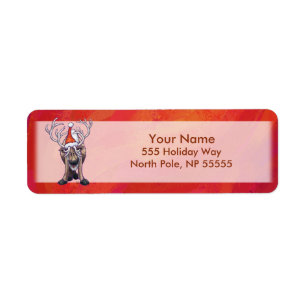 Reindeer Christmas On Green