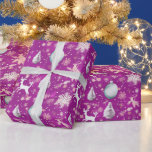 Reindeer Christmas Ornaments Snowflakes Christmas Wrapping Paper<br><div class="desc">Introducing our Super Cute Purple Christmas Wrapping Paper, the perfect choice to add a touch of whimsy and festive cheer to your holiday presents. This modern wrapping paper boasts a delightful purple background that exudes warmth and elegance, setting the stage for a magical holiday season. Adorning the paper are an...</div>