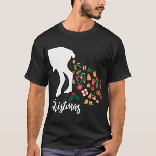 Reindeer Christmas Pyjamas For Couple Family Match T-Shirt
