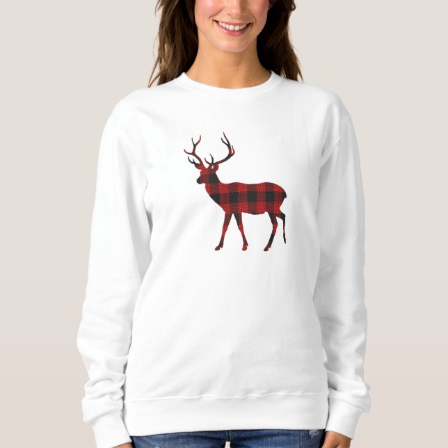 Reindeer Christmas Sweatshirt (Front)