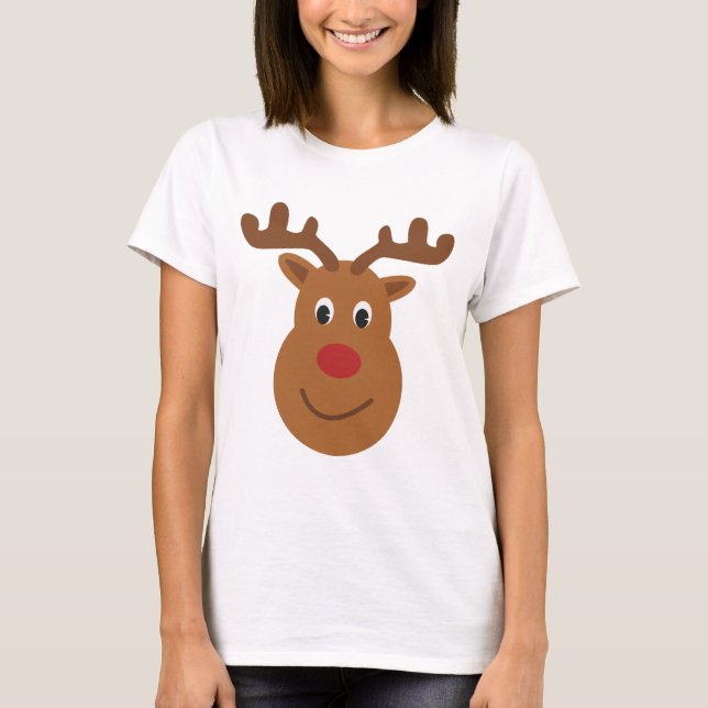 Reindeer Christmas T-shirt (Front)