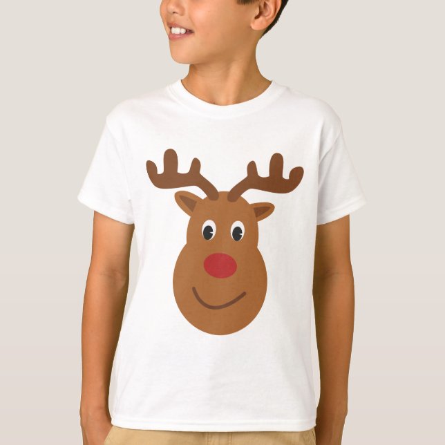 Reindeer Christmas T-shirt (Front)