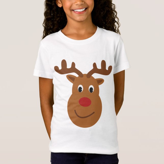 Reindeer Christmas T-shirt (Front)