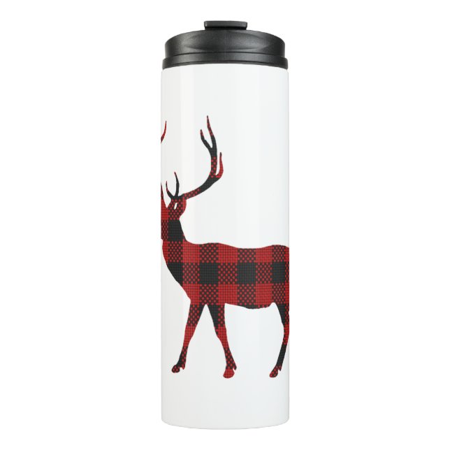 Reindeer Christmas Thermal Tumbler (Front)