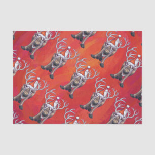 Reindeer Christmas Tissue Paper