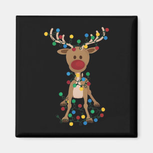 Reindeer Christmas Xmas For Women Men Magnet