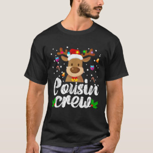 Reindeer Cousin Crew Funny Christmas Pyjamas Kids T-Shirt