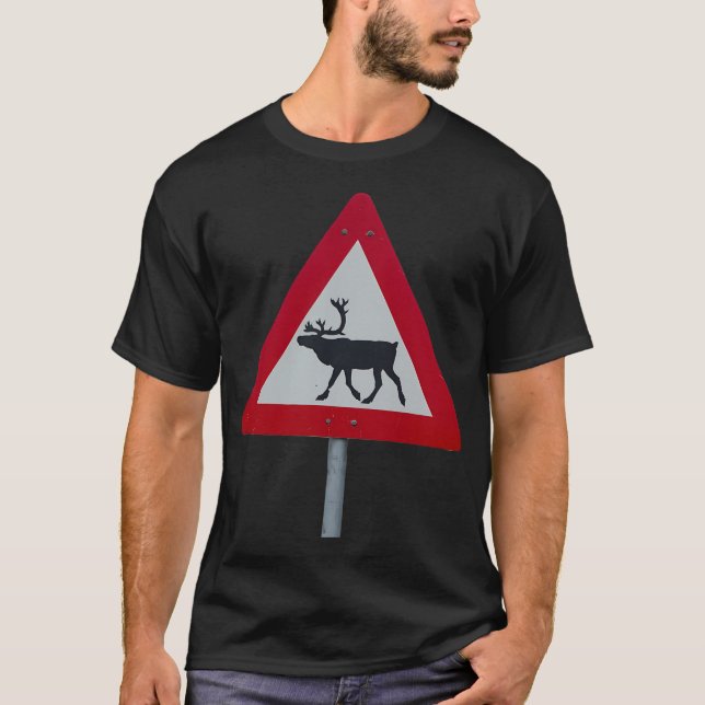 Reindeer Crossing T-Shirt (Front)